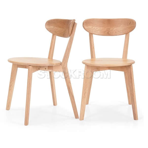 Smith Solid Oak Wood Dining Chair