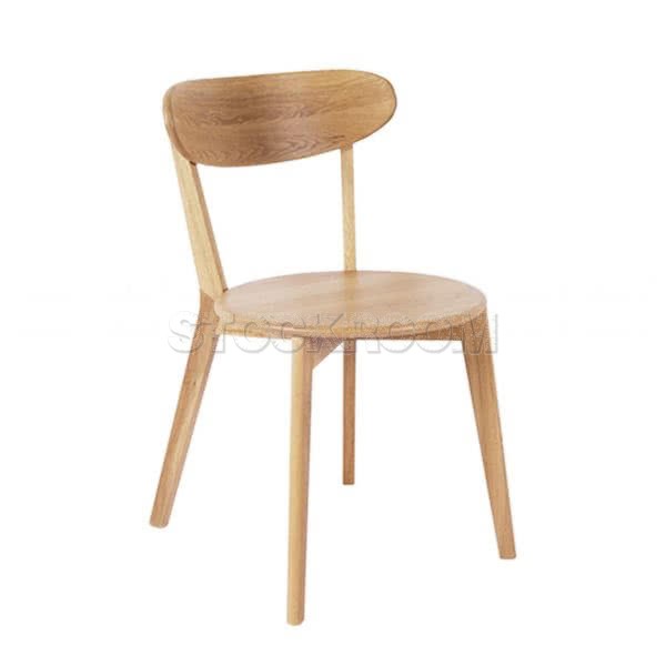 Smith Solid Oak Wood Dining Chair