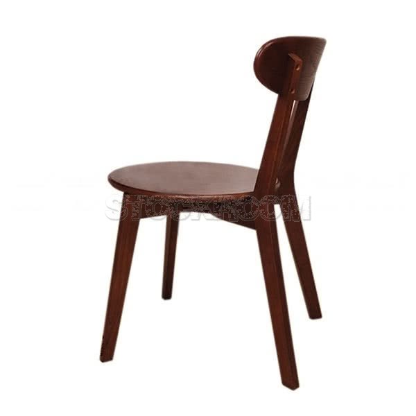 Smith Solid Oak Wood Dining Chair