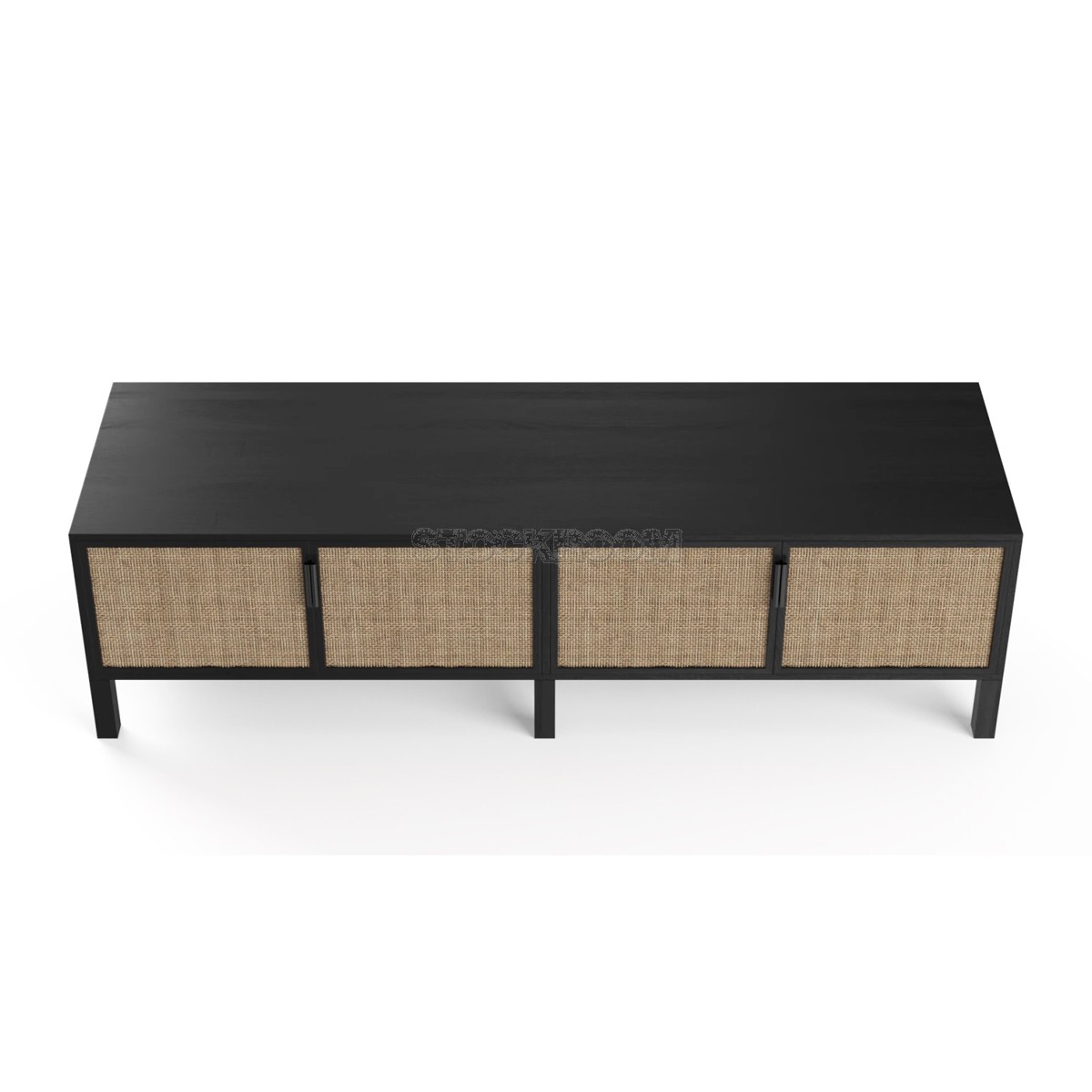 Harper Rattan Entertainment Unit TV Cabinet / Media Console