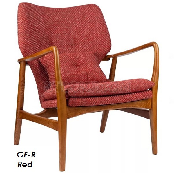 Solomon Solid Wood Lounge Chair / Armchair