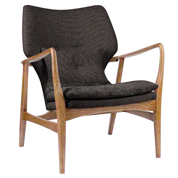 Solomon Solid Wood Lounge Chair / Armchair