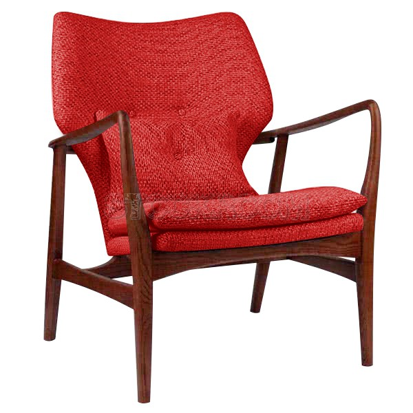 Solomon Solid Wood Lounge Chair / Armchair