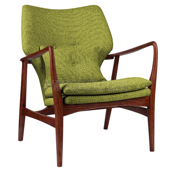 Solomon Solid Wood Lounge Chair / Armchair