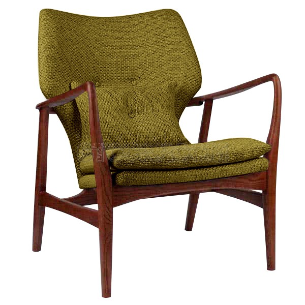 Solomon Solid Wood Lounge Chair / Armchair