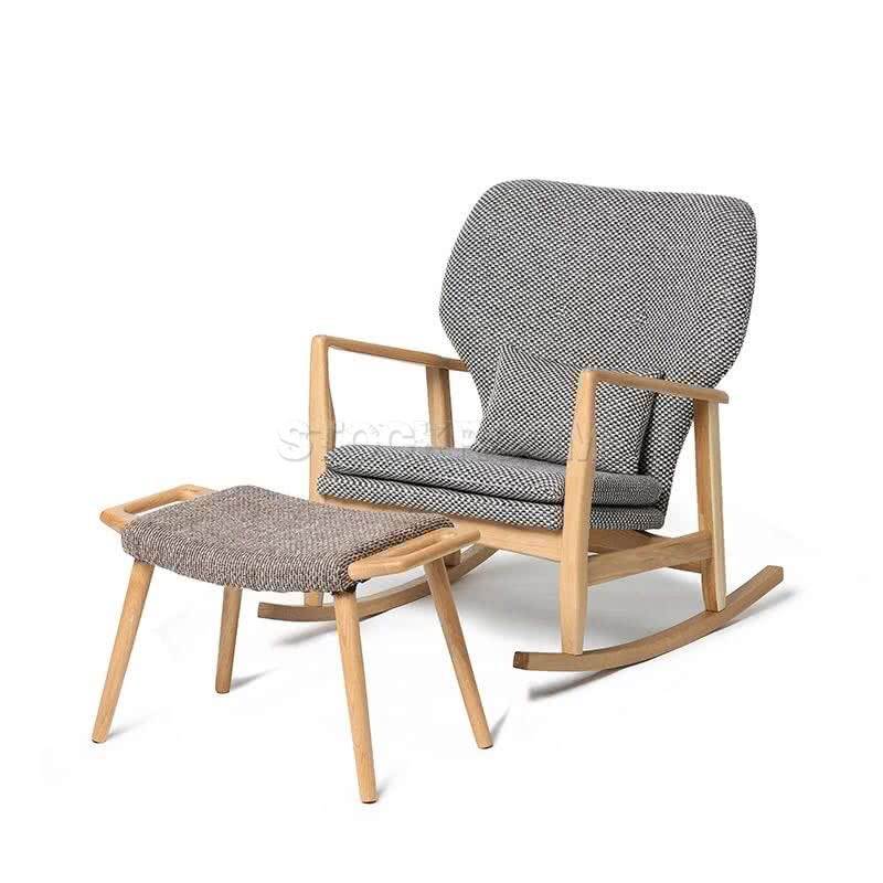 Solomon Solid Wood Rocking Chair