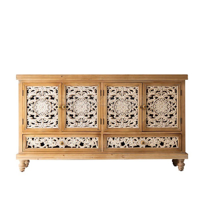 Sonia French Vintage Style Sideboard With 2 Drawers