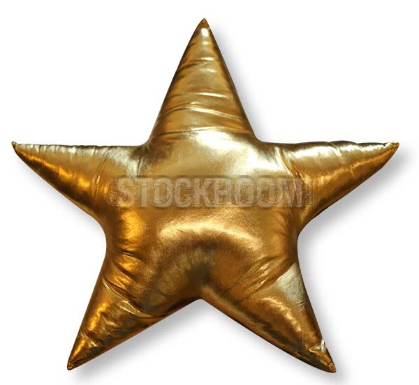 Star Shaped Cushion - Gold