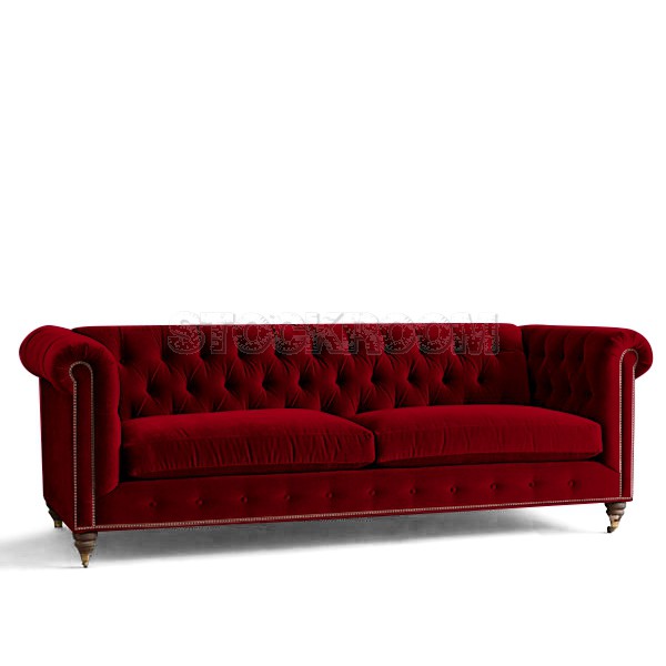 STOCKROOM Chesterfield Fabric Sofa - Deluxe - 2 & 3 Seater