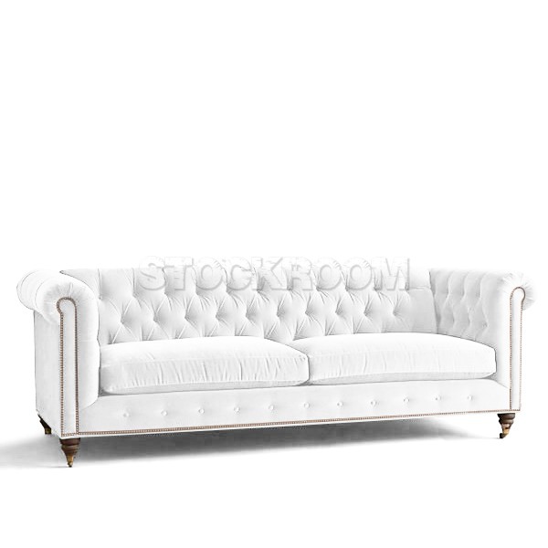 STOCKROOM Chesterfield Fabric Sofa - Deluxe - 2 & 3 Seater