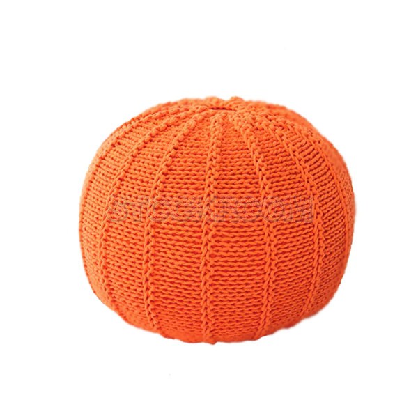 STOCKROOM Knitted Pouffe Ottoman