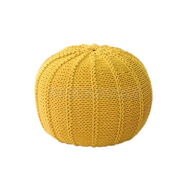 STOCKROOM Knitted Pouffe Ottoman