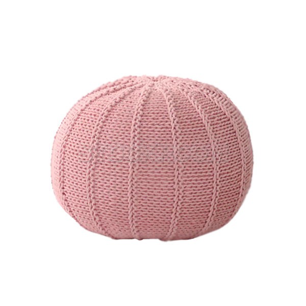 STOCKROOM Knitted Pouffe Ottoman