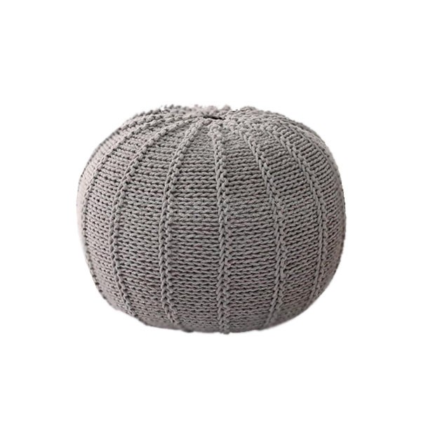 STOCKROOM Knitted Pouffe Ottoman