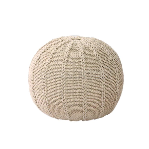 STOCKROOM Knitted Pouffe Ottoman