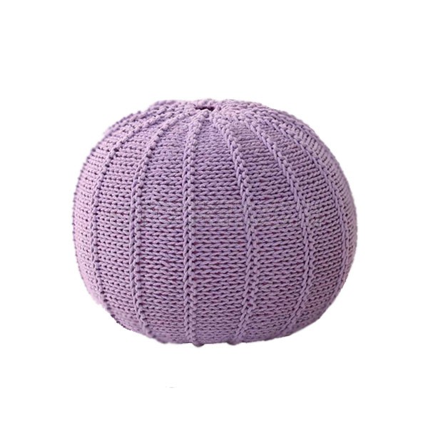 STOCKROOM Knitted Pouffe Ottoman