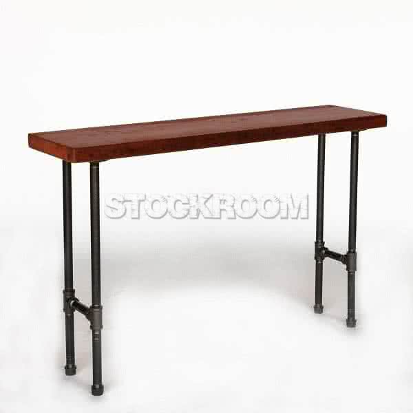 STOCKROOM Modern Industry Solid Wood Console Table