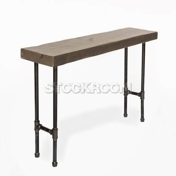 STOCKROOM Modern Industry Solid Wood Console Table