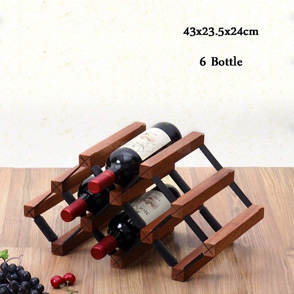 STOCKROOM Wine Rack Hardwood Timber Borders 6 / 9 / 12 / 15 / 16 / 20 / 36 Bottle