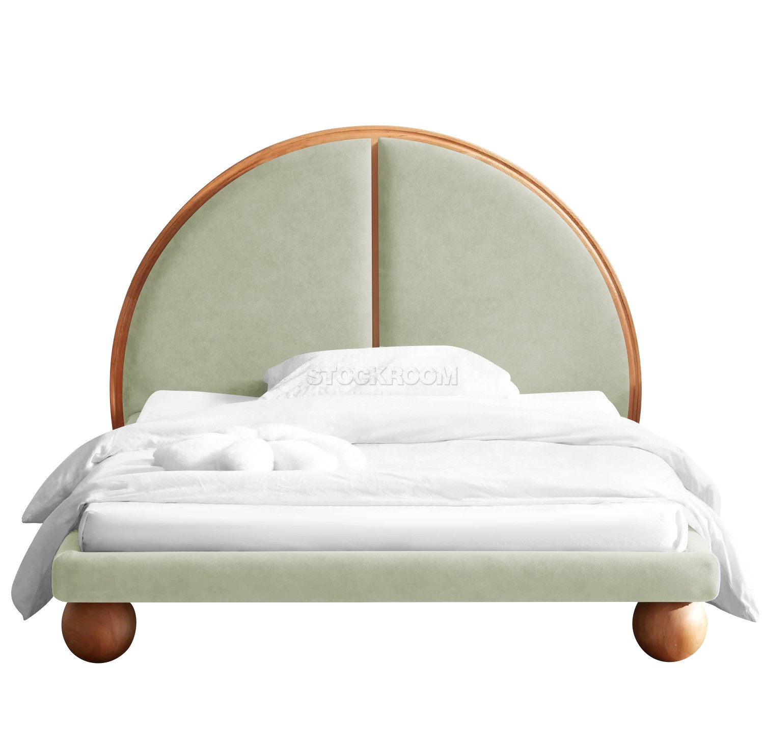 Sunnydawn Scandinavian Upholstered Bed Frame