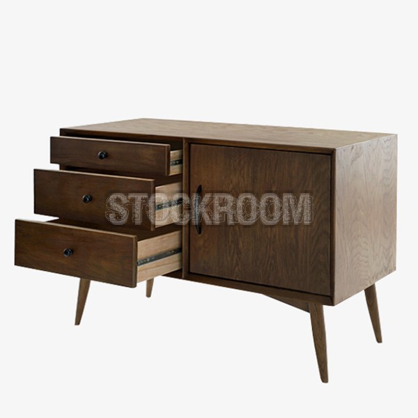 Tara Solid Oak Wood Sideboard