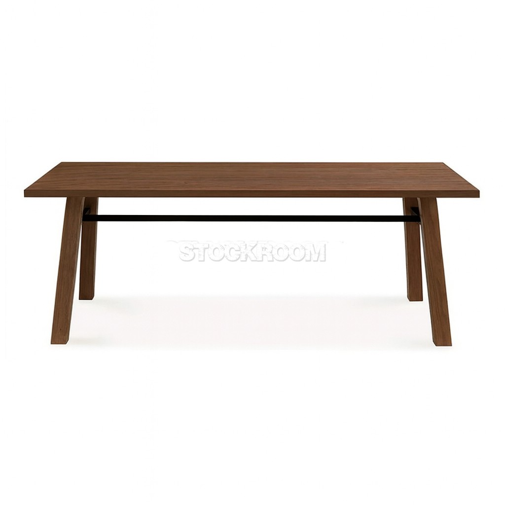 Tasha Solid Wood Industrial Style Table