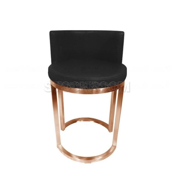 Thierry Steel Mid Back Stool