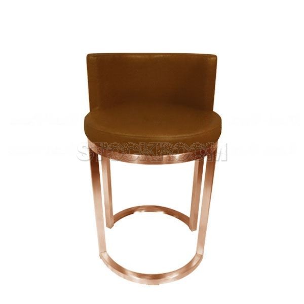 Thierry Steel Mid Back Stool