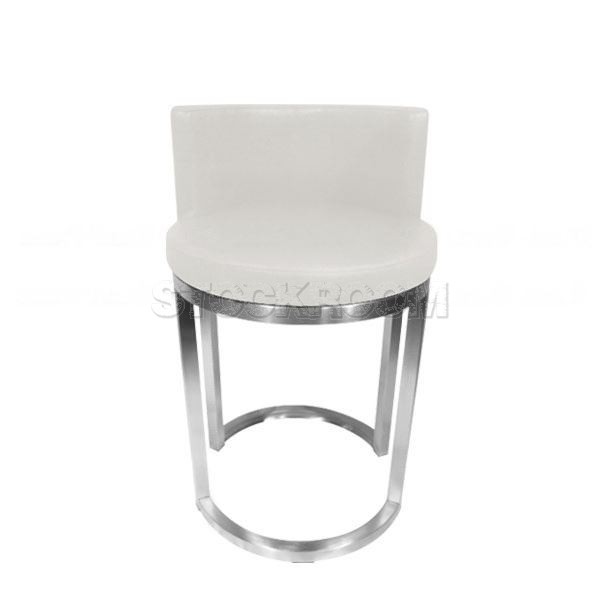 Thierry Steel Mid Back Stool