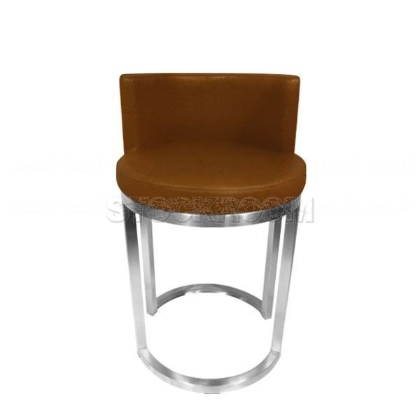 Thierry Steel Mid Back Stool