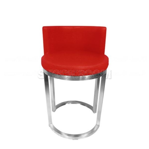 Thierry Steel Mid Back Stool