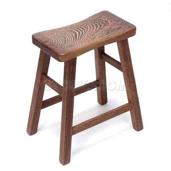 Thomas Solid Wood Stool / Side Table