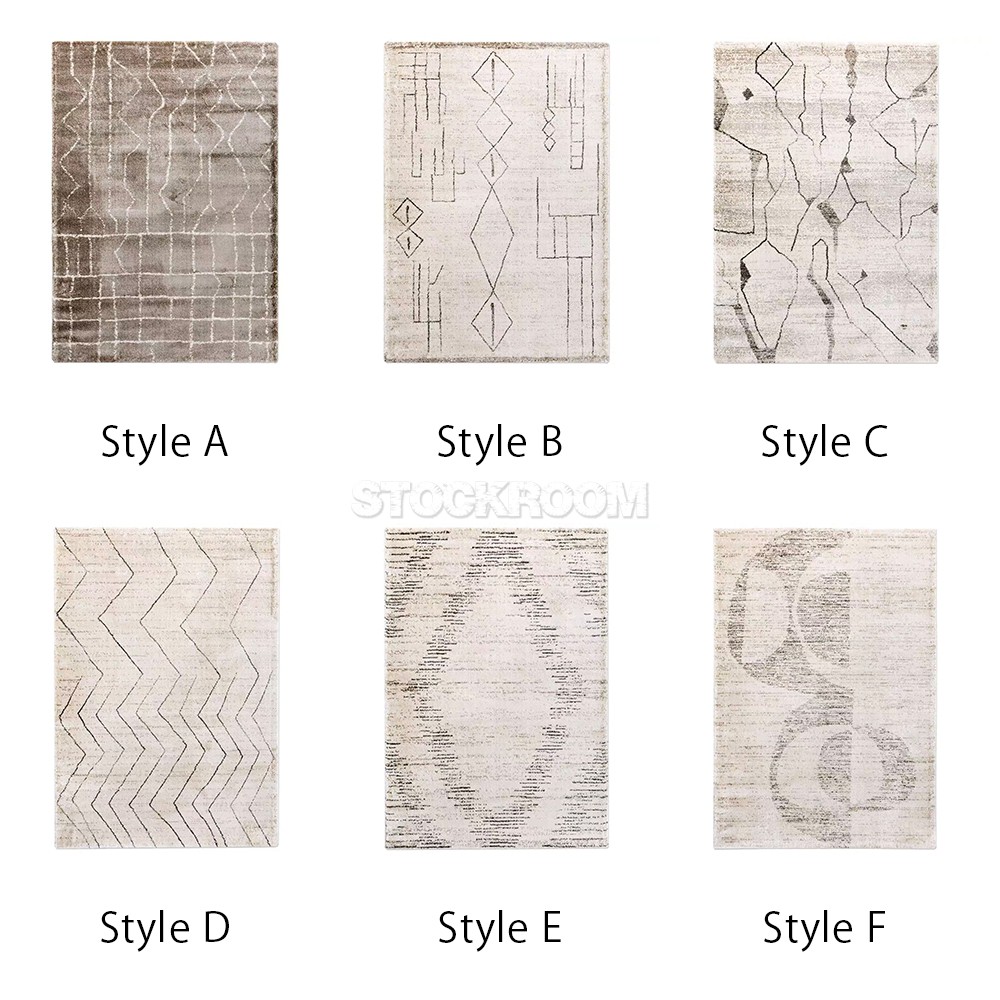 Tribal Pattern Berber Fluffy Rugs / Carpet