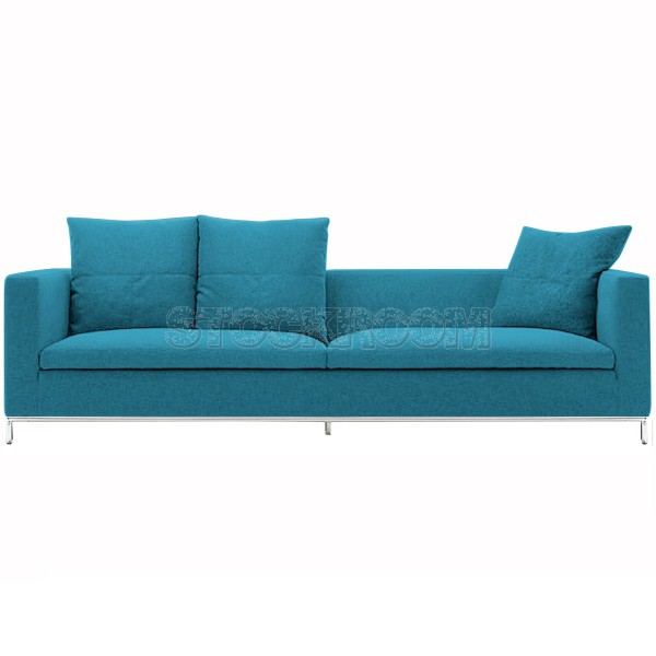 Trudeau Fabric Feather Down Sofa - 2 Seater