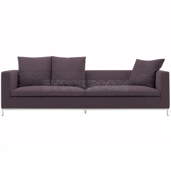 Trudeau Fabric Feather Down Sofa - 2 Seater