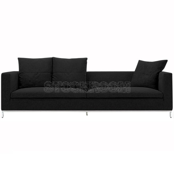 Trudeau Fabric Feather Down Sofa - 2 Seater