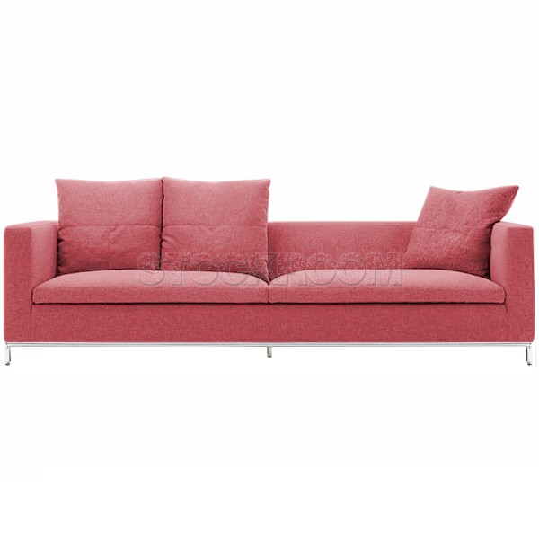 Trudeau Fabric Feather Down Sofa - 2 Seater