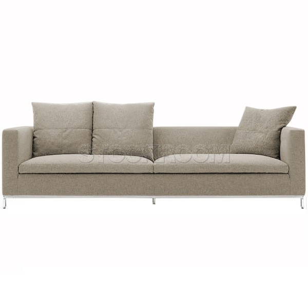 Trudeau Fabric Feather Down Sofa - 2 Seater