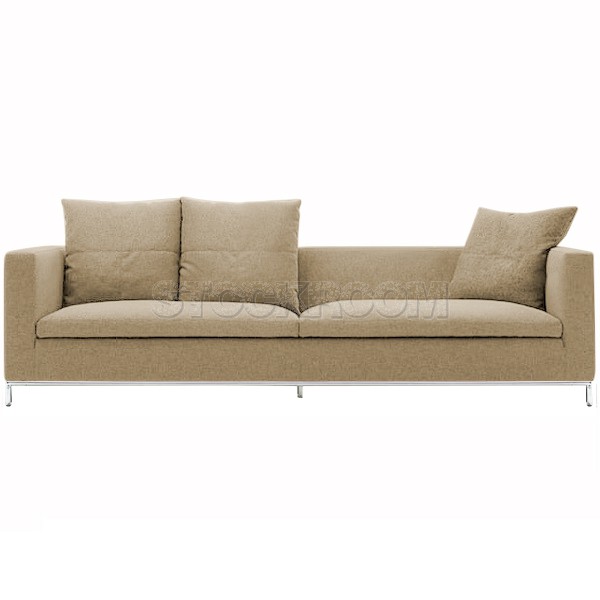 Trudeau Fabric Feather Down Sofa - 2 Seater