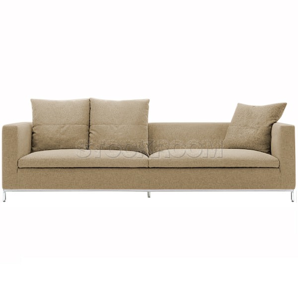 Trudeau Fabric Feather Down Sofa - 2 Seater