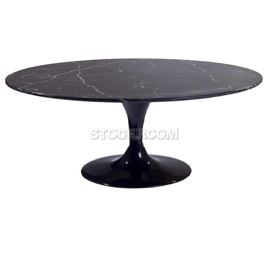 Eero Saarinen Tulip Style Round Coffee Table - Marble