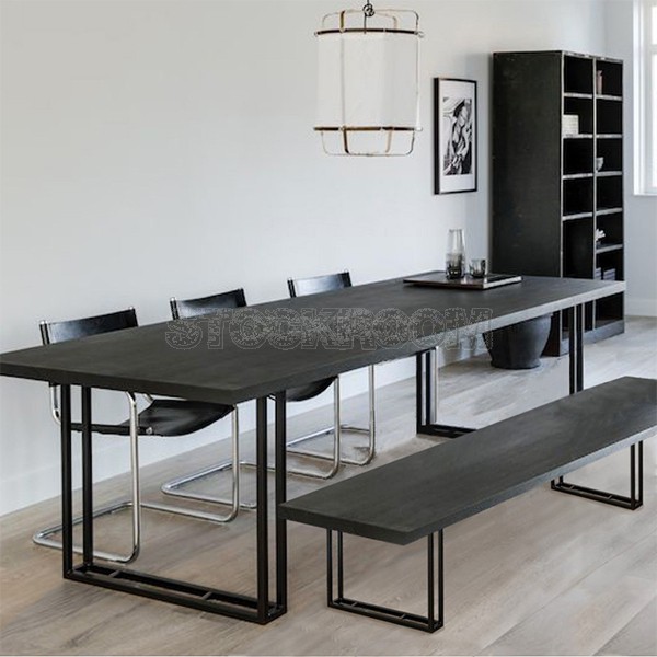 Valencia Industrial Style Loft Dining Table / Office Table