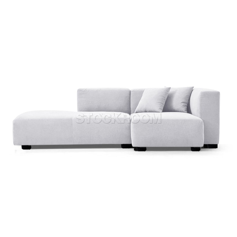 Vamola Fabric Feather Down Sofa - L Shape Sofa