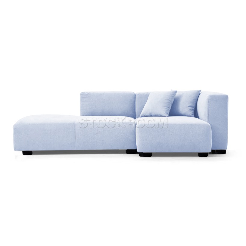 Vamola Fabric Feather Down Sofa - L Shape Sofa