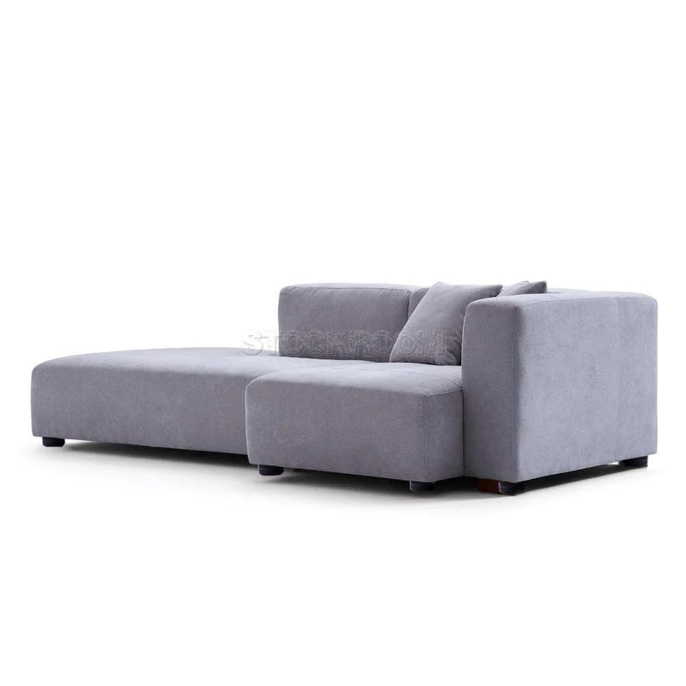 Vamola Fabric Feather Down Sofa - L Shape Sofa