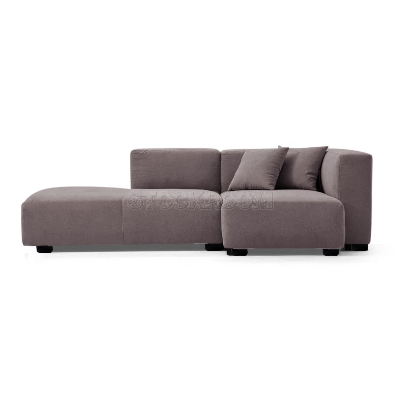 Vamola Fabric Feather Down Sofa - L Shape Sofa