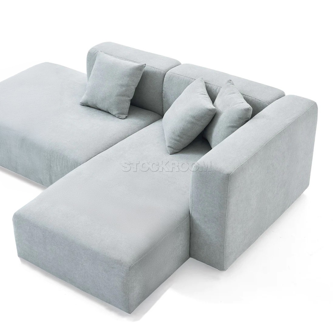 Vamola Fabric Feather Down Sofa - L Shape Sofa