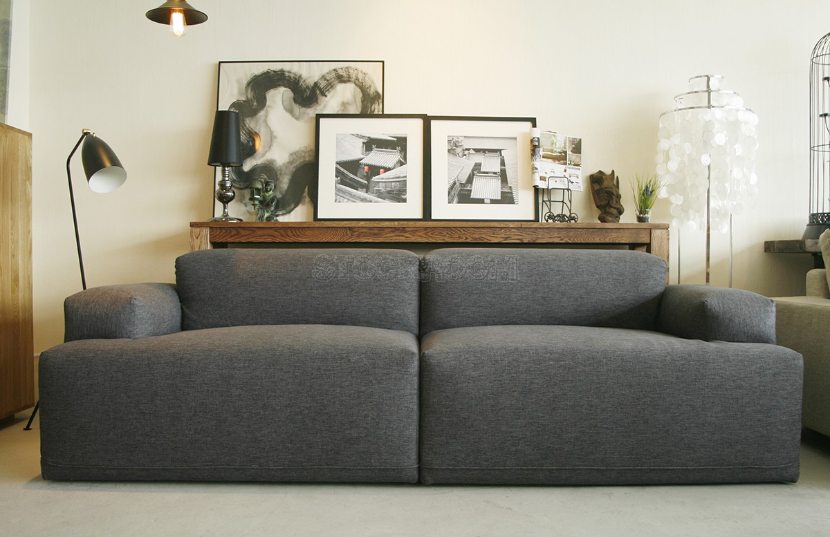 Vancouver Feather Down Fabric Sofa 2 & 3 Seater