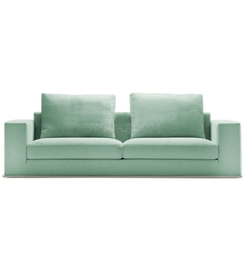 Vella Fabric Feather Down Sofa - 2 seater