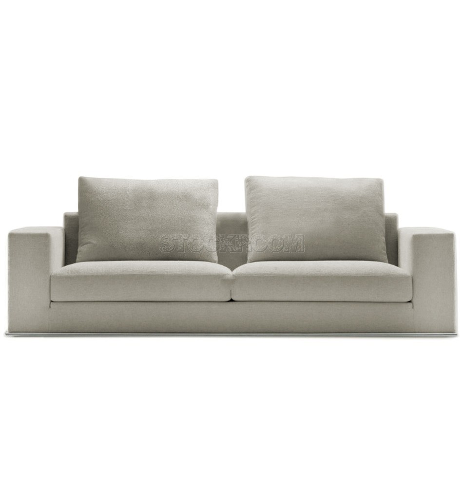 Vella Fabric Feather Down Sofa - 2 seater